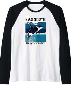 Ocean Raglan Baseball Tee