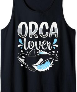 Orca Lover Protect Orcas Whale Sea Tank Top