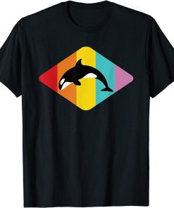 Killer Whale Orca Retro Gift Ocean Animal T-Shirt