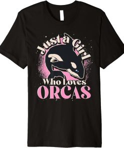 Killer Whale Lover Ocean Animal Lover Girls Women Orca Premium T-Shirt