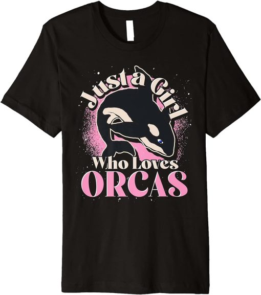 Killer Whale Lover Ocean Animal Lover Girls Women Orca Premium T-Shirt